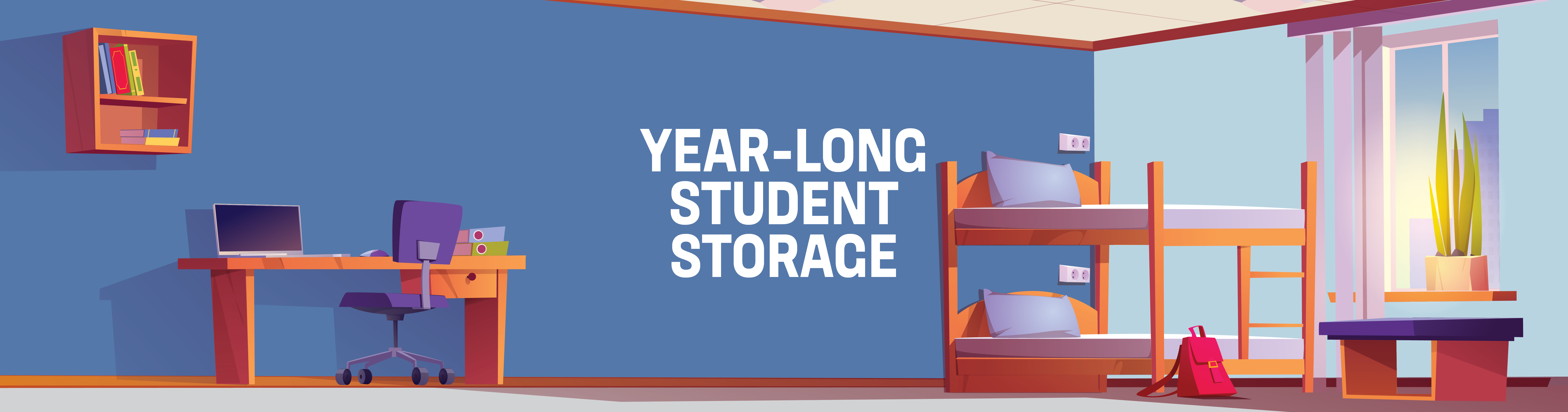 year-long student storage at Princeton Self Storage